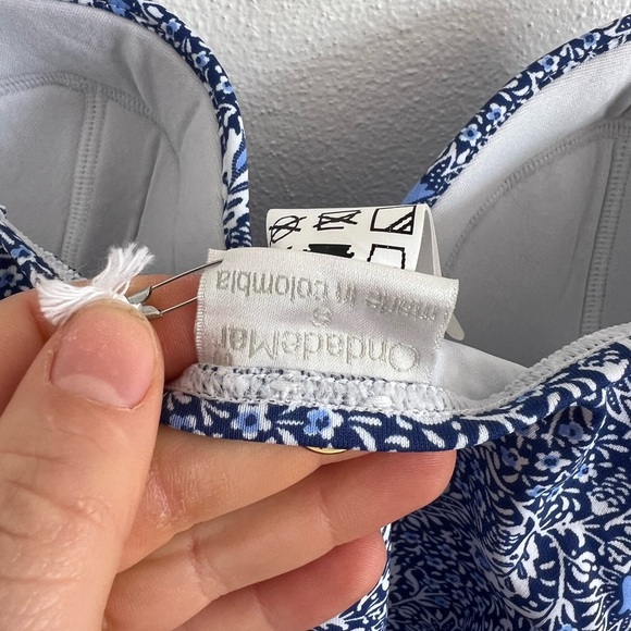 NWT OndadeMar x Anthropologie Cassia One Piece Swimsuit, size S - Picture 6 of 7
